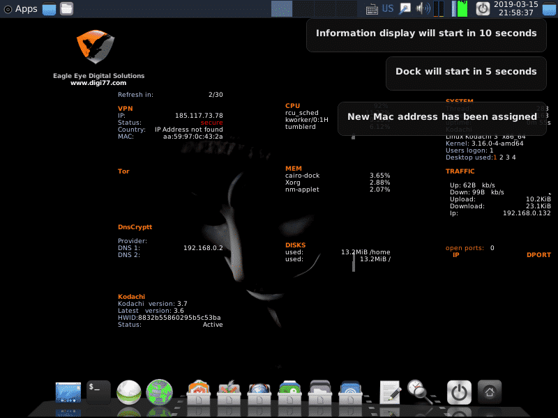 Anonymous USB Live, Hide Your PC- Hacking PC Live OS-Hacking Dark Web Hidden PC•