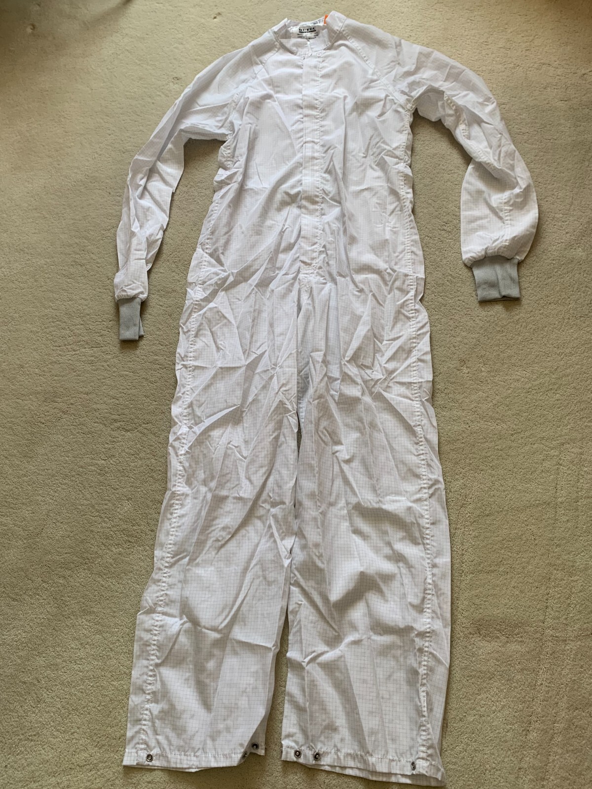 Hi-Tec 1245-VRF ESD Cleanroom Coverall 99% POLY 1% Carbon XLARGE CCA20746