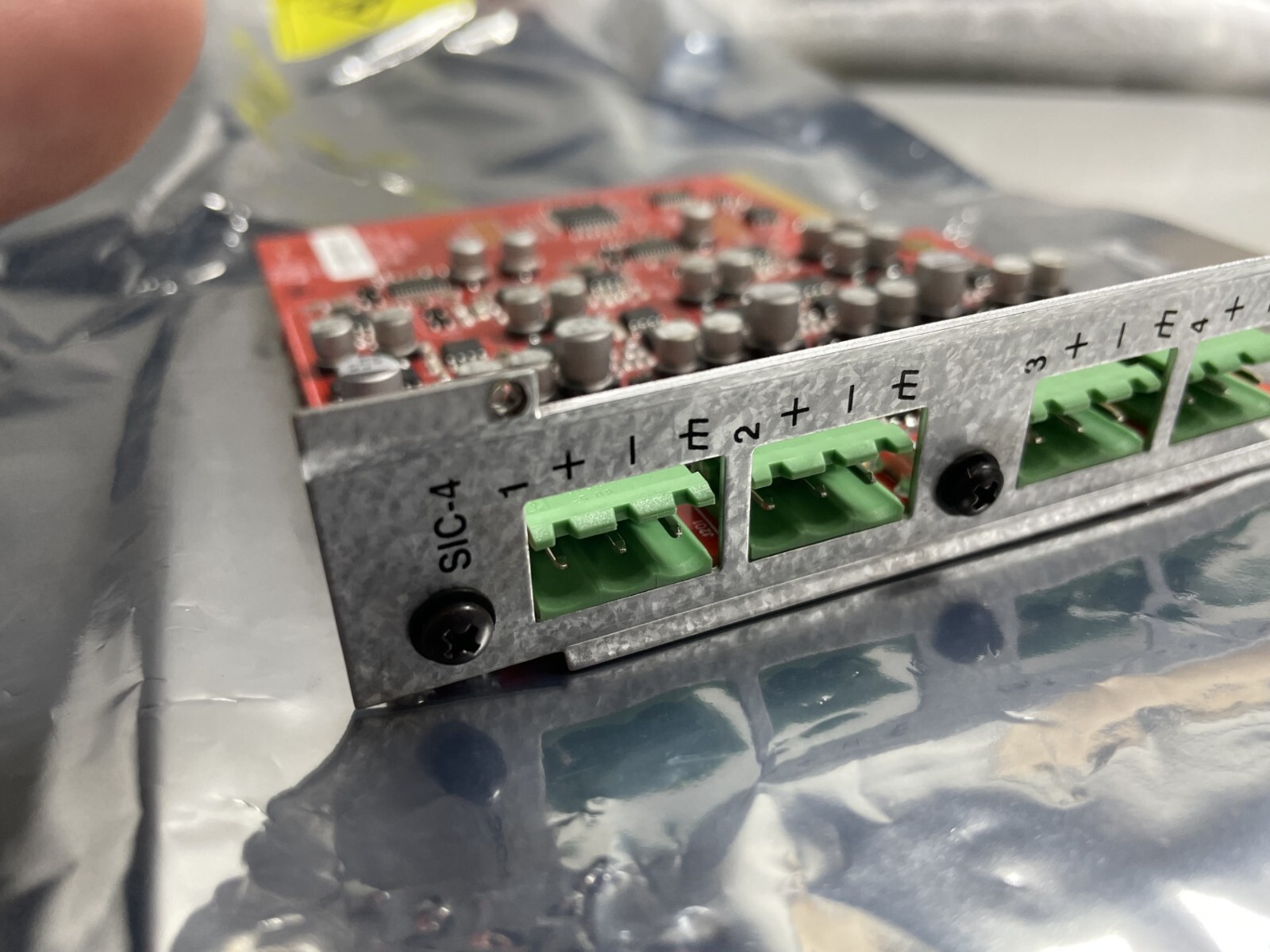 Biamp Tesira SIC-4 Card Kit 4-Channel Mic/Line Modular Input Module 909.0325.900
