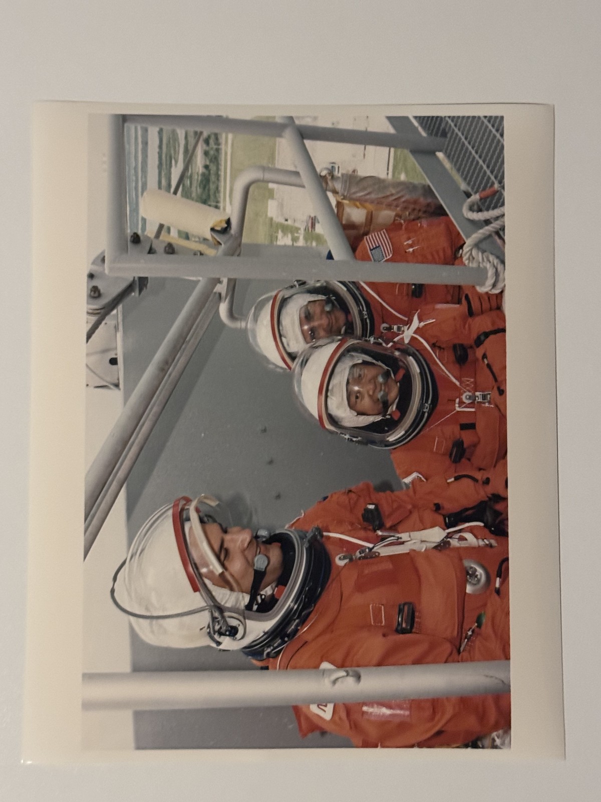 NASA STS-65 Astronauts Rehearse Launch Countdown Press Photo
