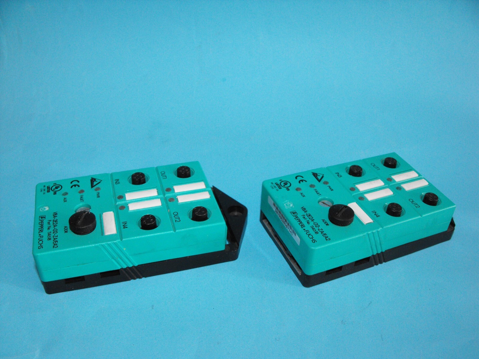 PEPPERL+FUCHS VBA-2E2A-G2-ZA/EA2.AS-Interface Sensor.114618.(LOT2PCS).USED