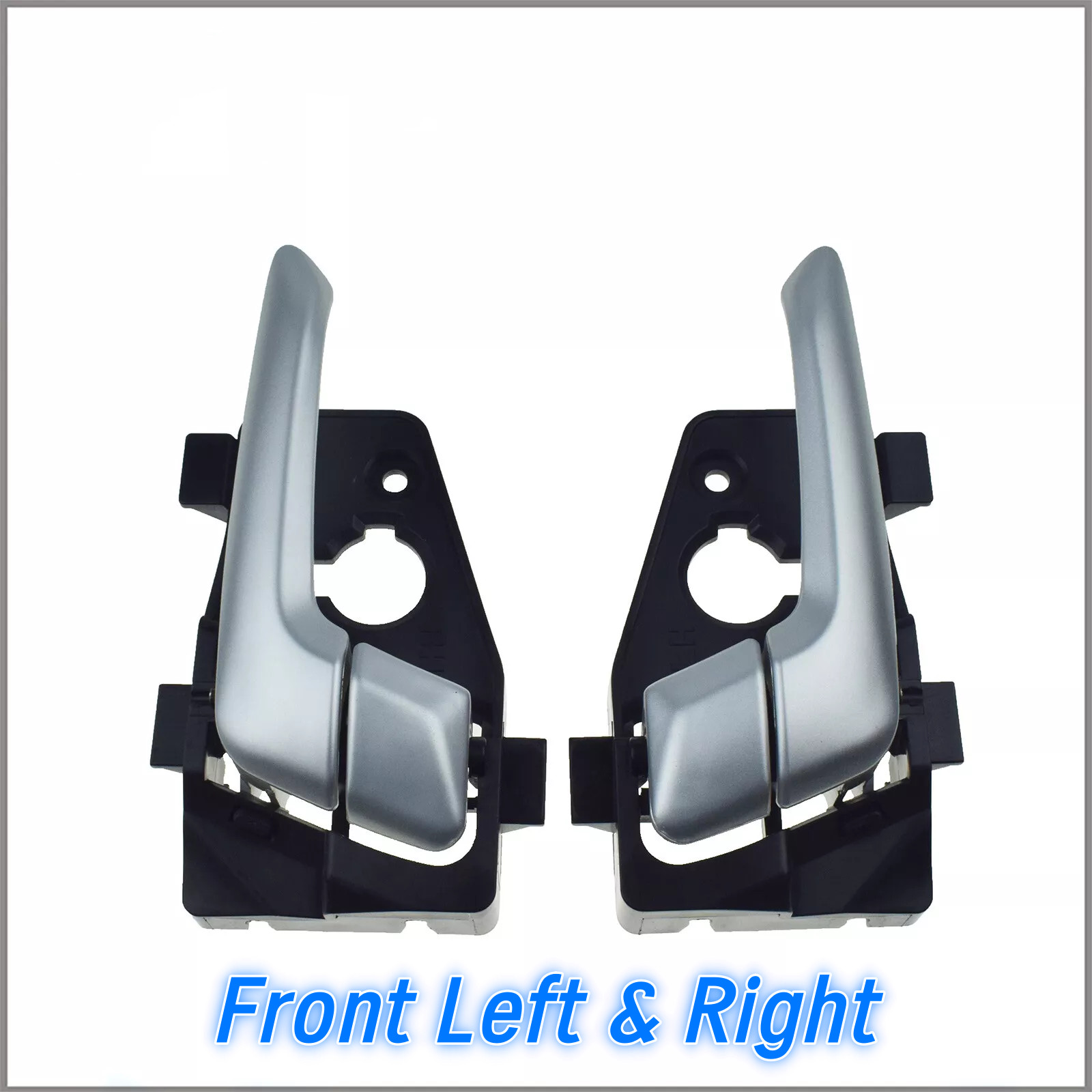 Interior Door Handles Silver Front LH & RH For Kia Picanto 2011-2016 82610-1Y010