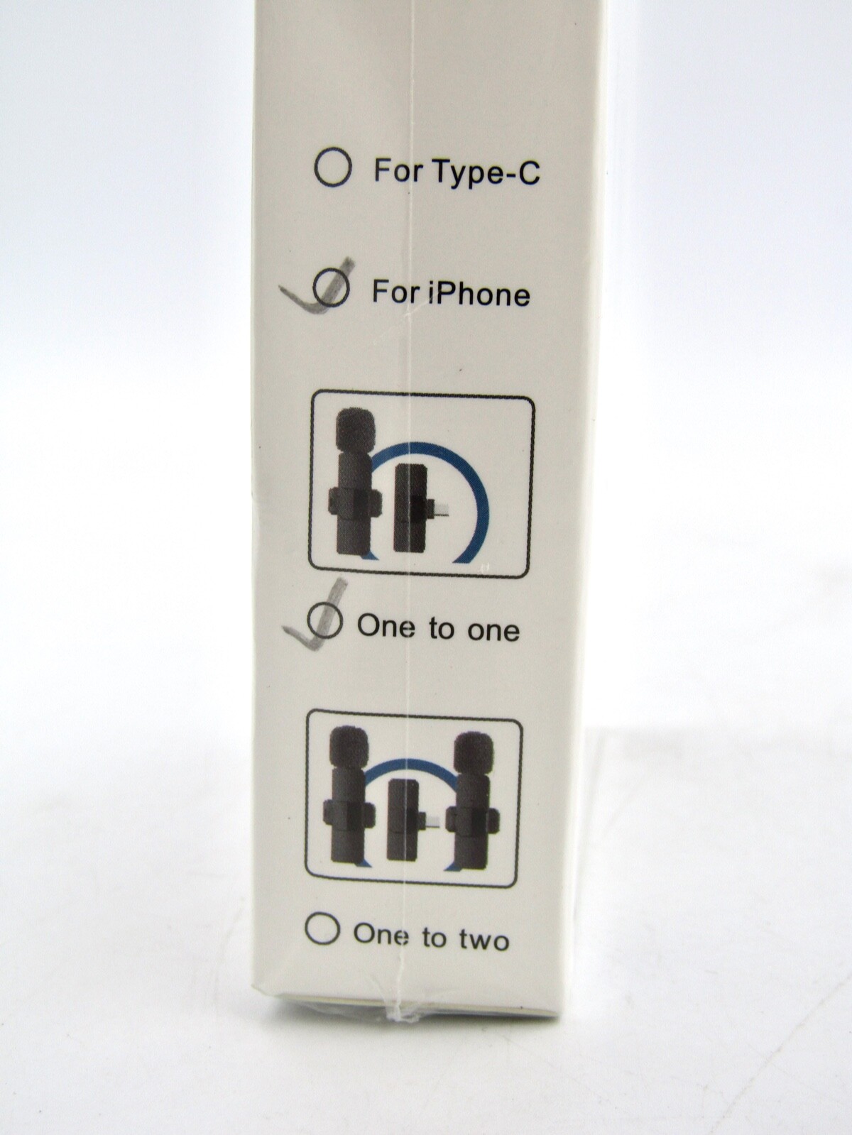 K60 Wireless Collar Clip Microphone, 2.4GHz Noise Cancellation, for iPhone