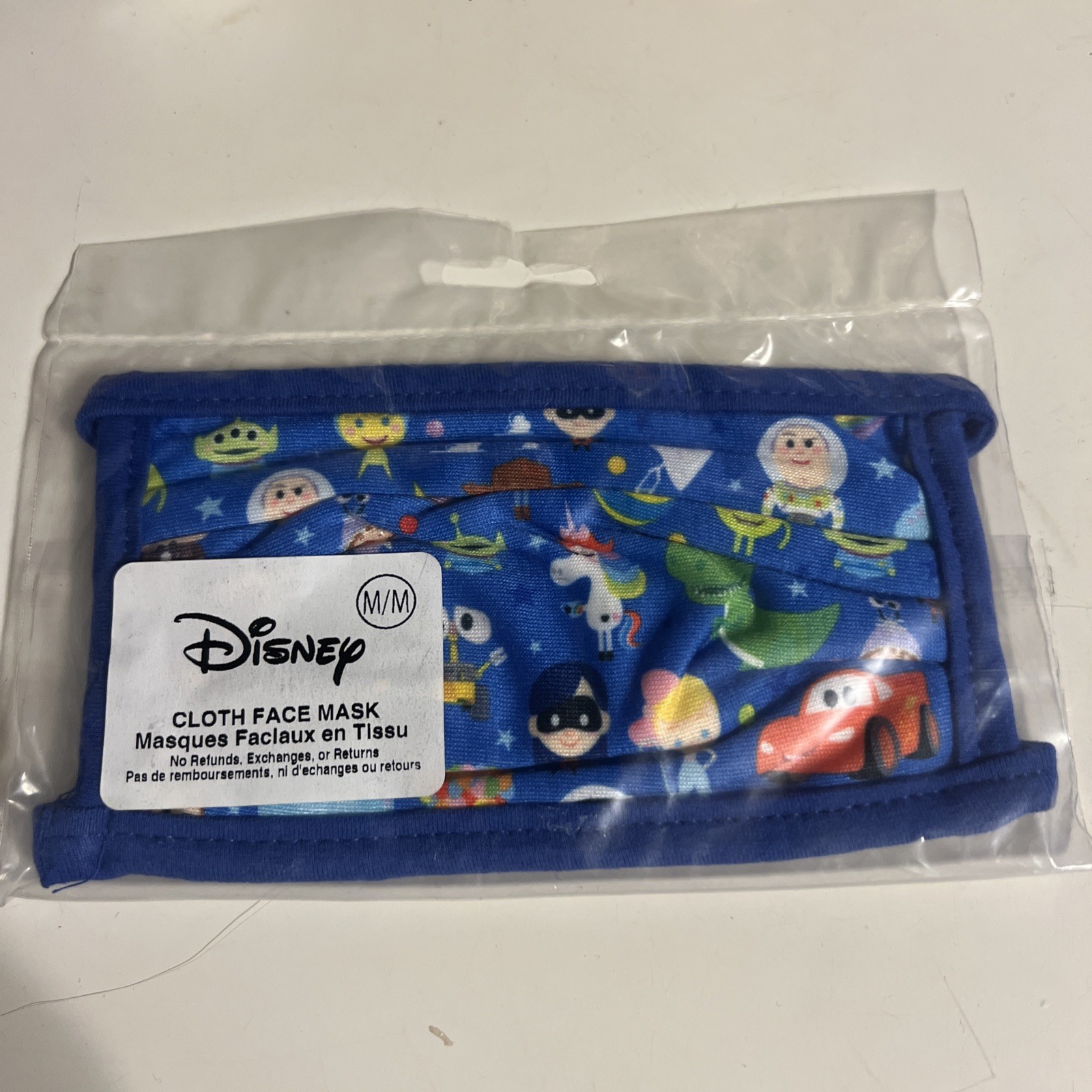 Disney Parks Pixar Characters Cloth Mask New medium ￼
