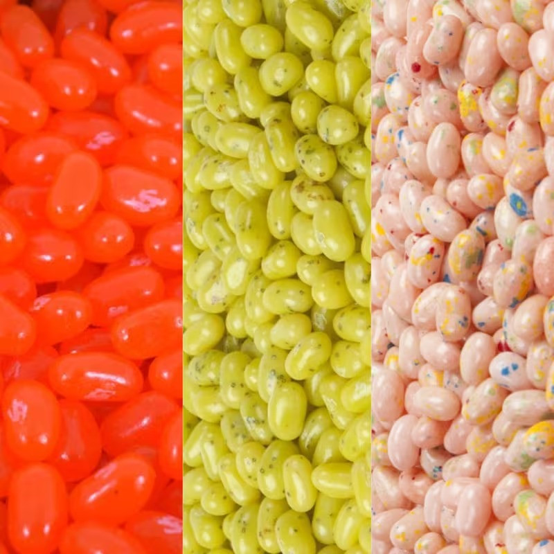 Jelly Belly Jellybeans Mix 1.5 LB – Orange Crush, Juicy Pear & Tutti Fruitti