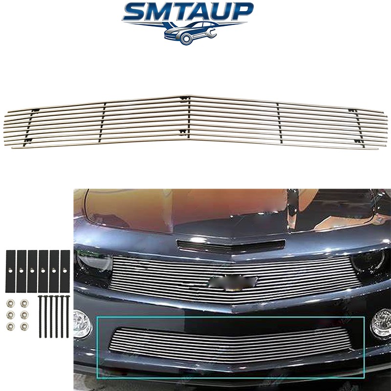 Lower Billet Grill Fits 2010-13 Chevy Camaro SS V8 Polished Bumper Grille Insert