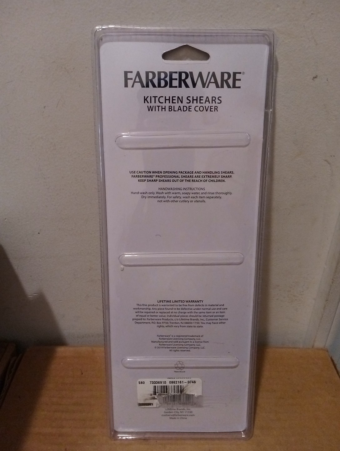 Farberware Professional SHARP Shears Kitchen Scissors W/Blade Cover 🆕
