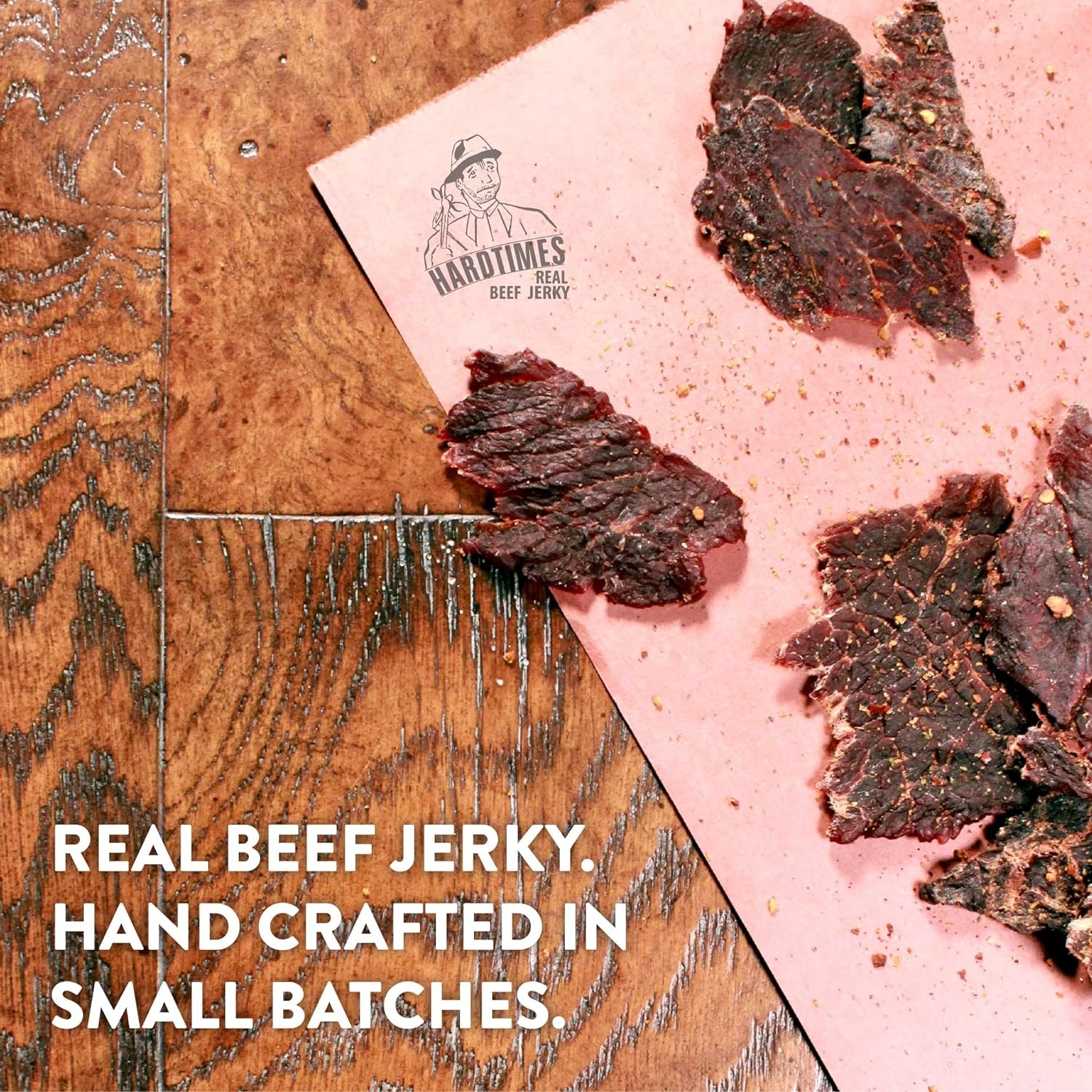 8 oz. Handcrafted Beef Jerky - Natural Low Carb Snack - Nostalgic Taste