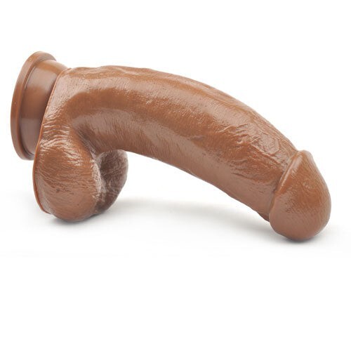6.9 Inch Brown Realistic Suction Cup Dildo For Masturbation