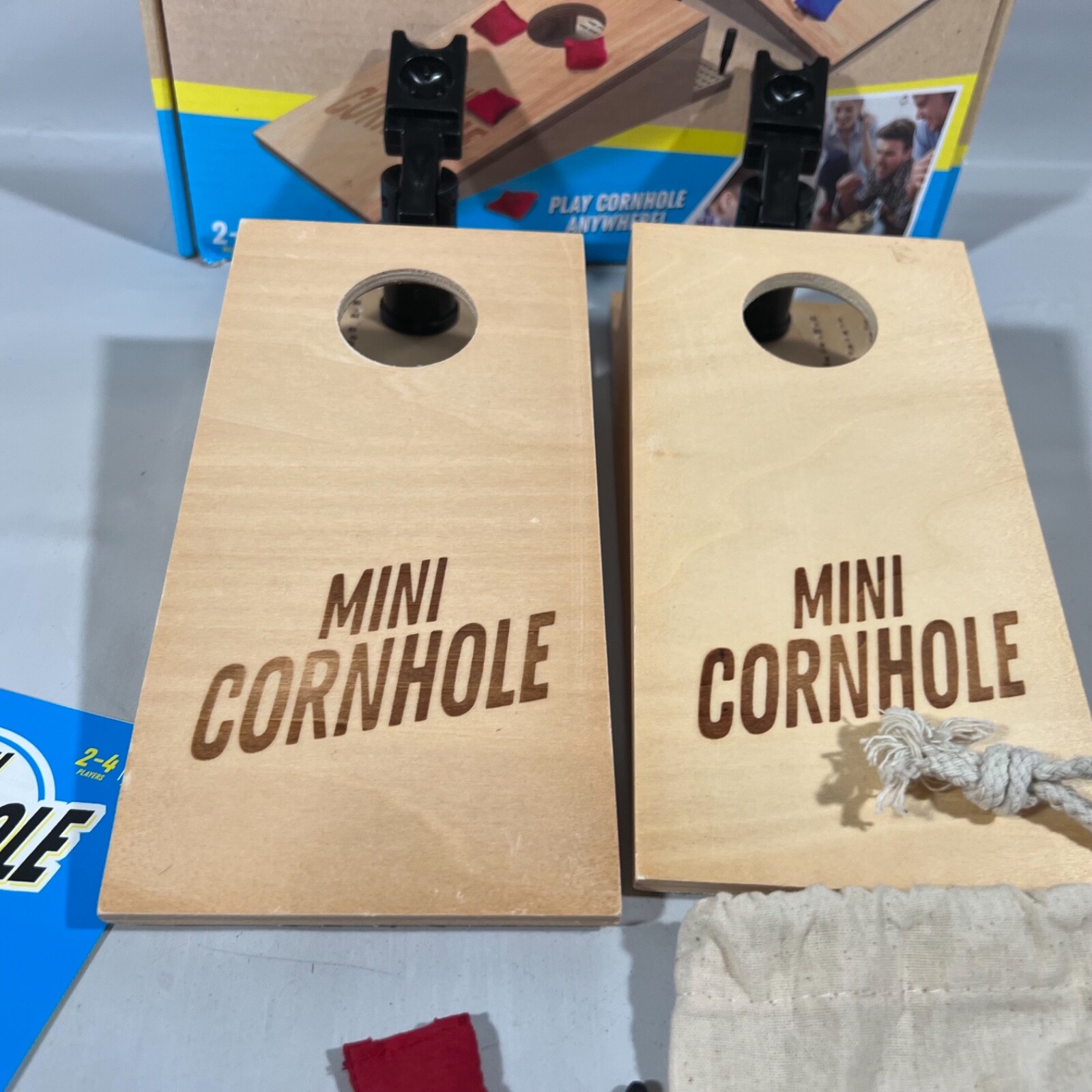 Buffalo Board Games Mini Tabletop Cornhole NEW OPEN BOX