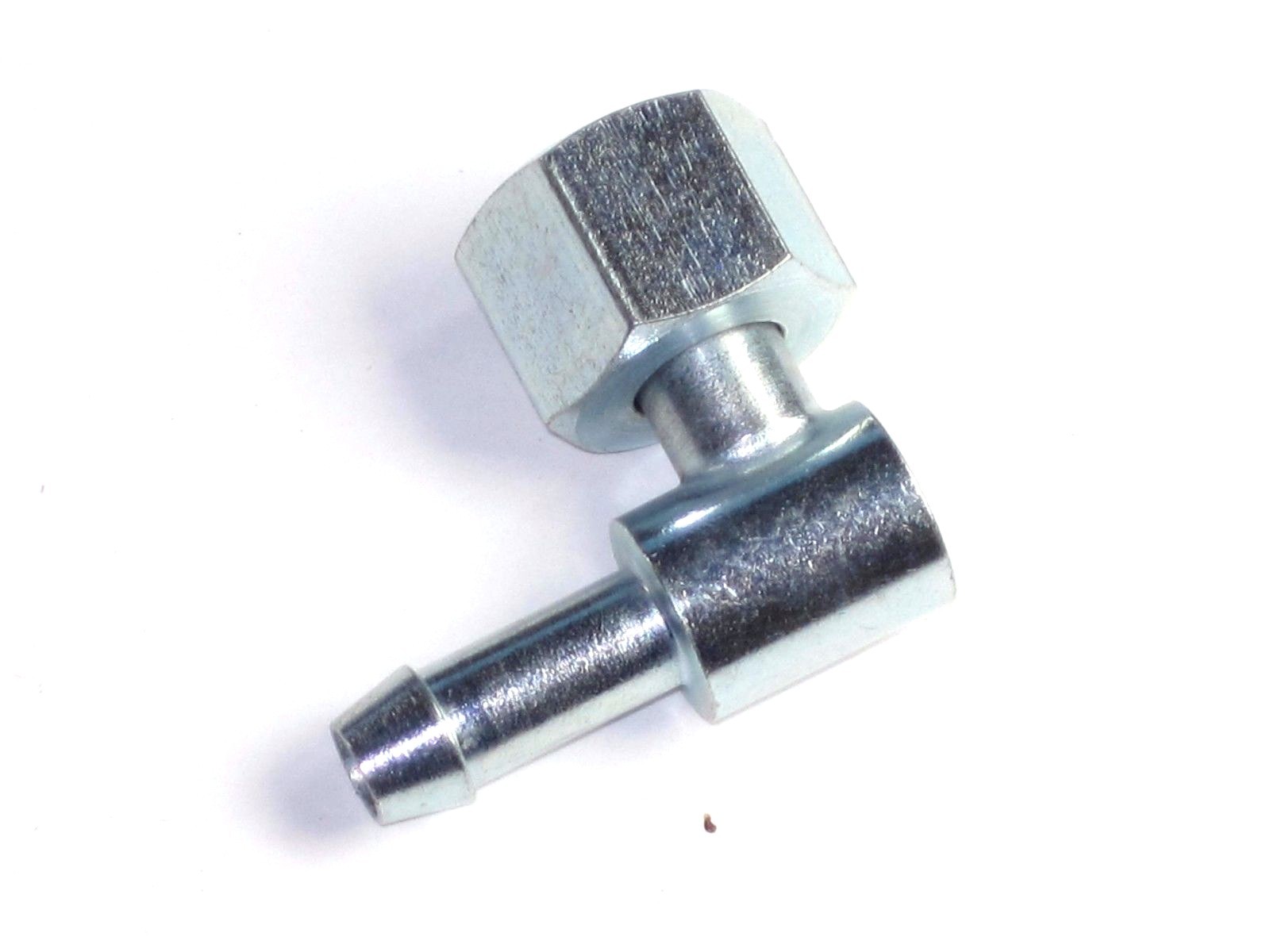 Elbow 90 degree petcock spigot 1/4" BSP pipe thread Norton BSA UK made