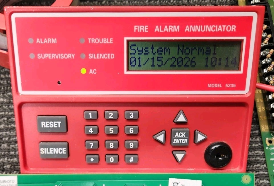 Silent Knight SK-5235 Fire Panal Annunciator,  w/ Warranty, Free Rush Shipping