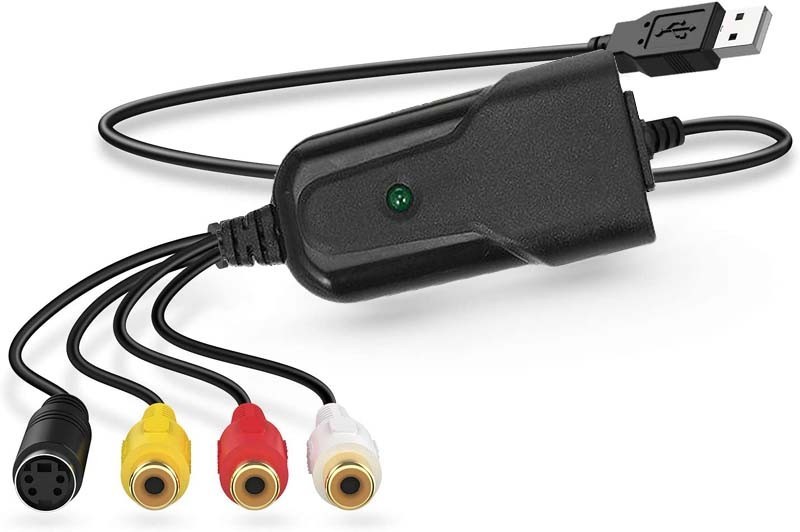 Composite RCA S-Video To USB 2.0 DVR Adapter ║ PC-Based Video Recorder