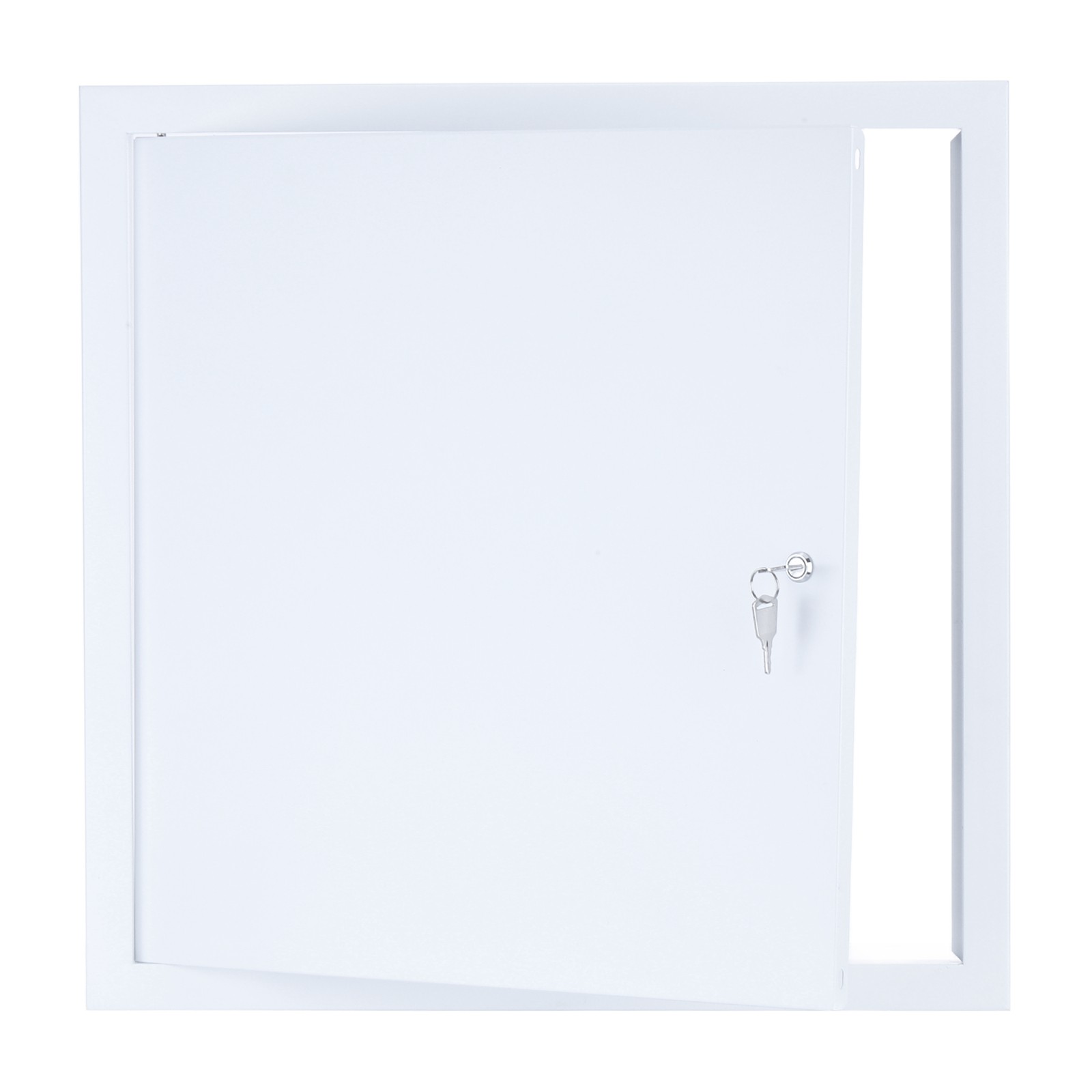 Access Panel (18"x18") Plumbing Access Door Lock-in Installation With Key, White