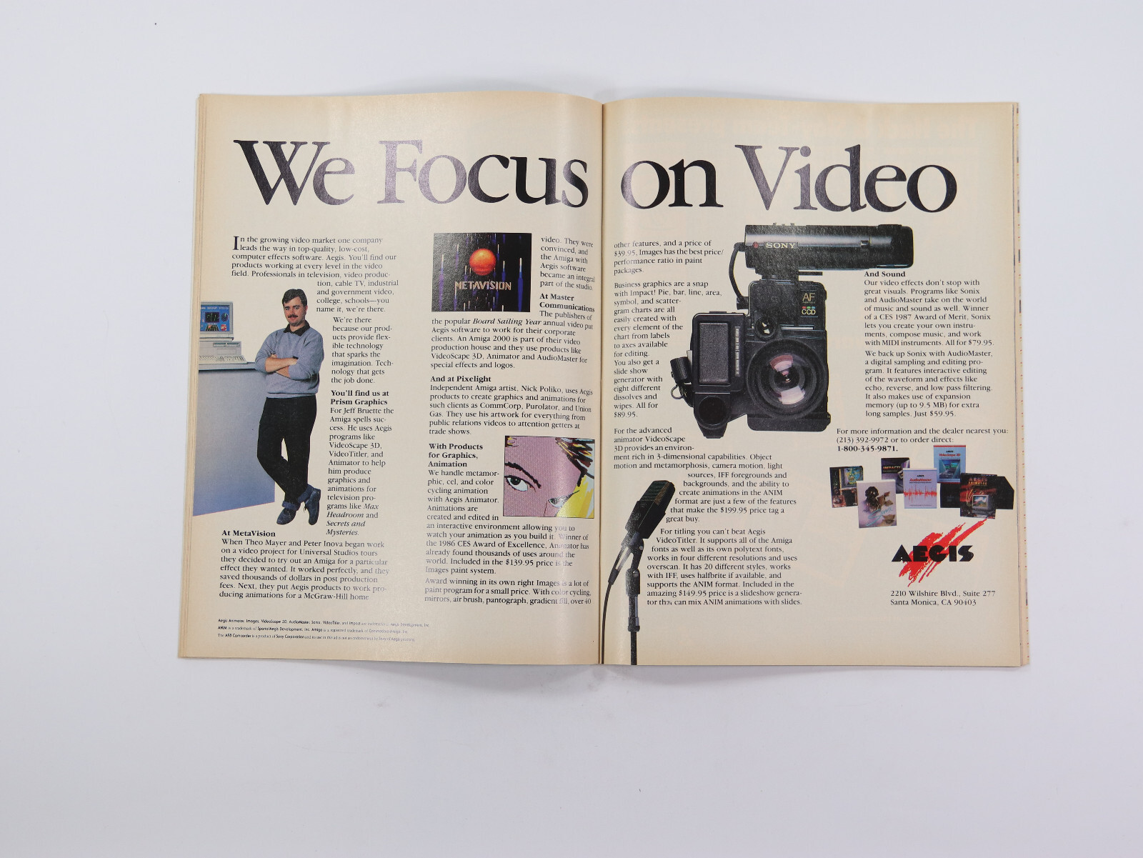 Amazing Computing Magazine Commodore Amiga Vol 3 # 1 Count on the Amiga BSpread