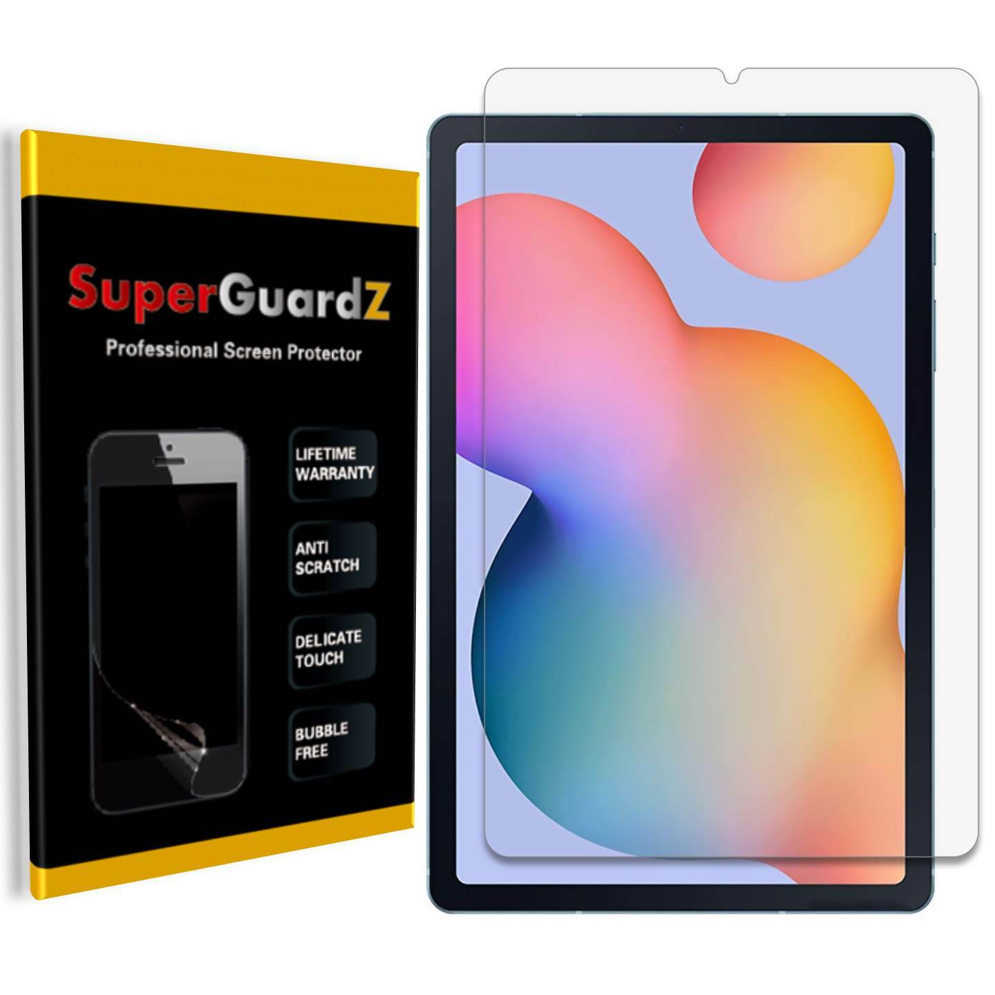 3X SuperGuardZ Clear Screen Protector Guard Saver For Samsung Galaxy Tab S6 Lite