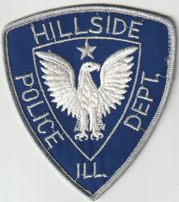 Hillside IL Police obsolete patch ship from Australia