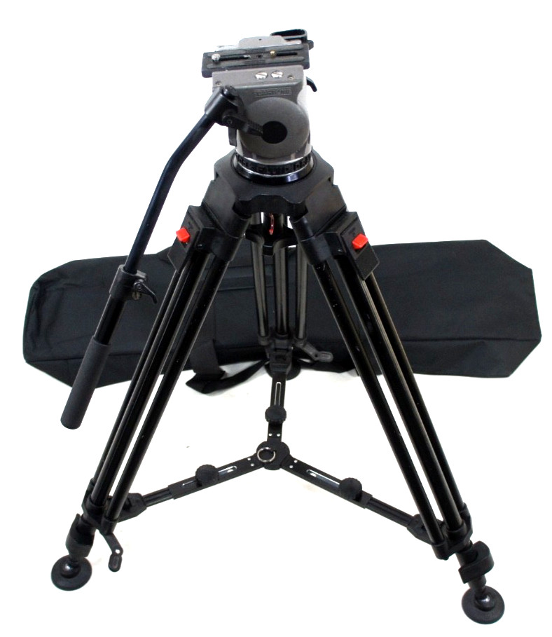 CARTONI FOCUS HEAD TELESPANBAR PLATE BAG TDKNOB DA TRIPOD SYSTEM SERVICED 26Lb🔥