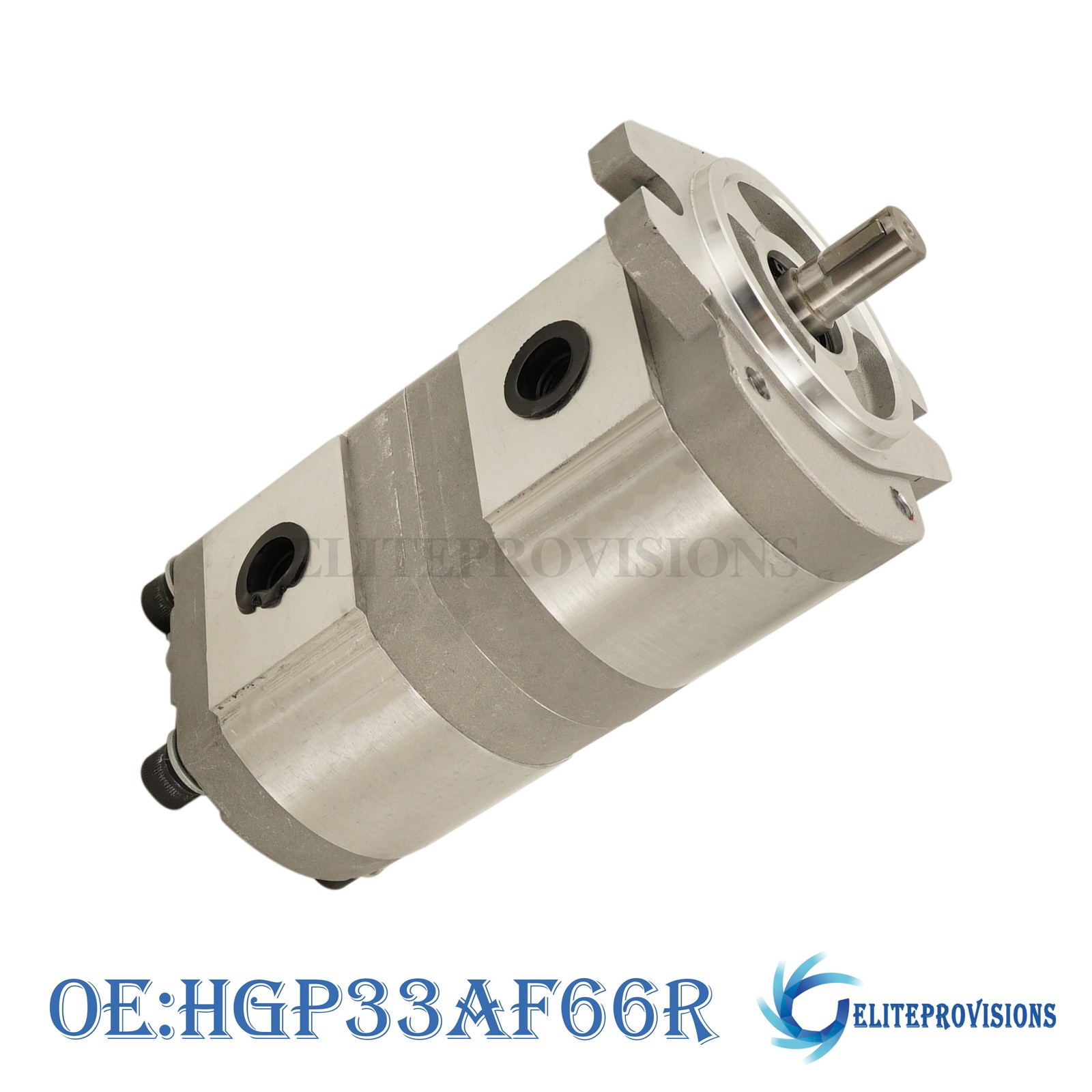 NEW Hydraulic Tandem Double Gear Pump HGP-33A-F6/6R 15.87mmd Shaft Replacement