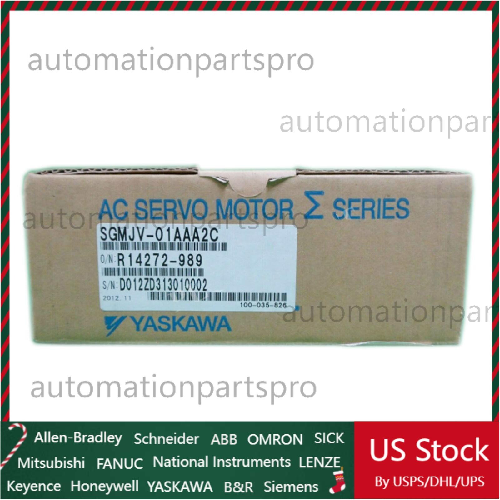 1PC YASKAWA AC SERVO MOTOR SGMJV-01AAA2C NEW