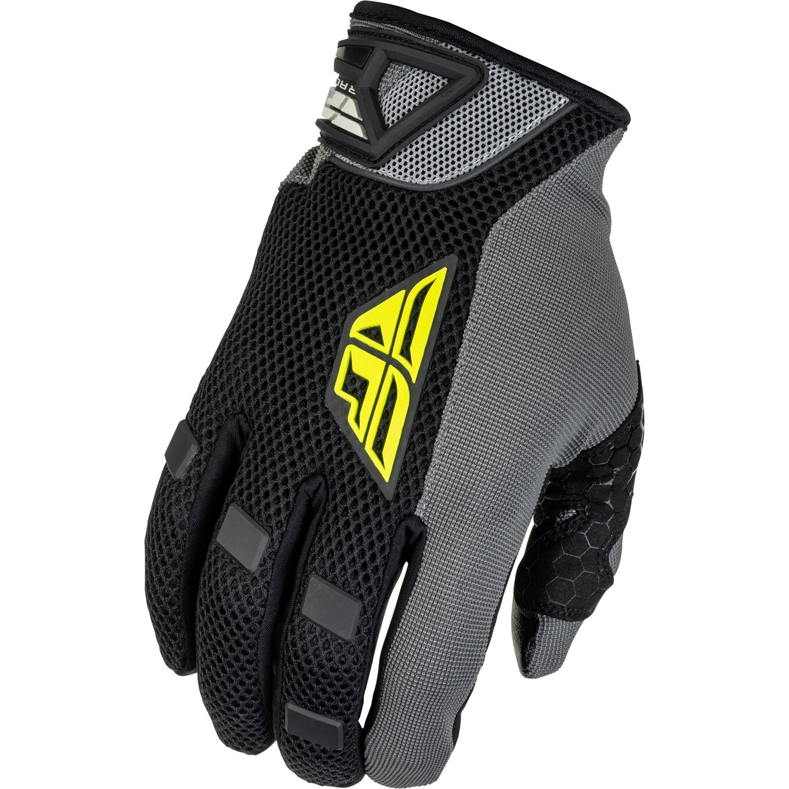 Fly Racing Coolpro Gloves, Black/Hi-Vis, Large 476-4027L
