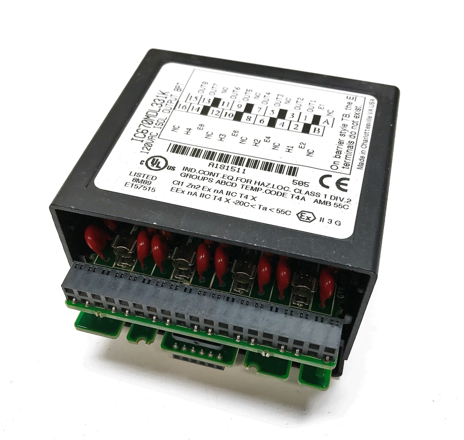 GE/Fanuc Isolated Relay IC670MDL331K