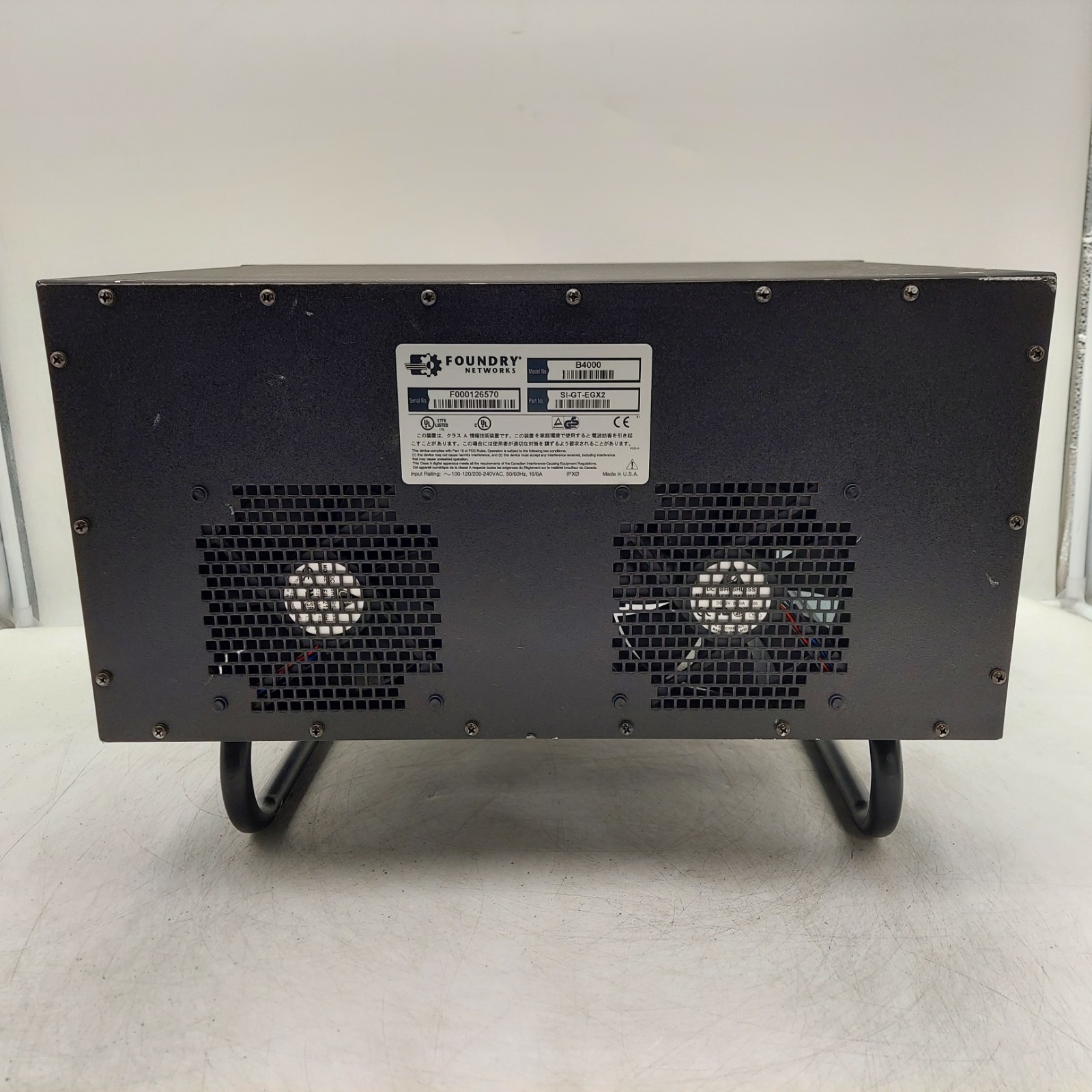 Foundry ServerIronGT EGx2 B4000 Chassis