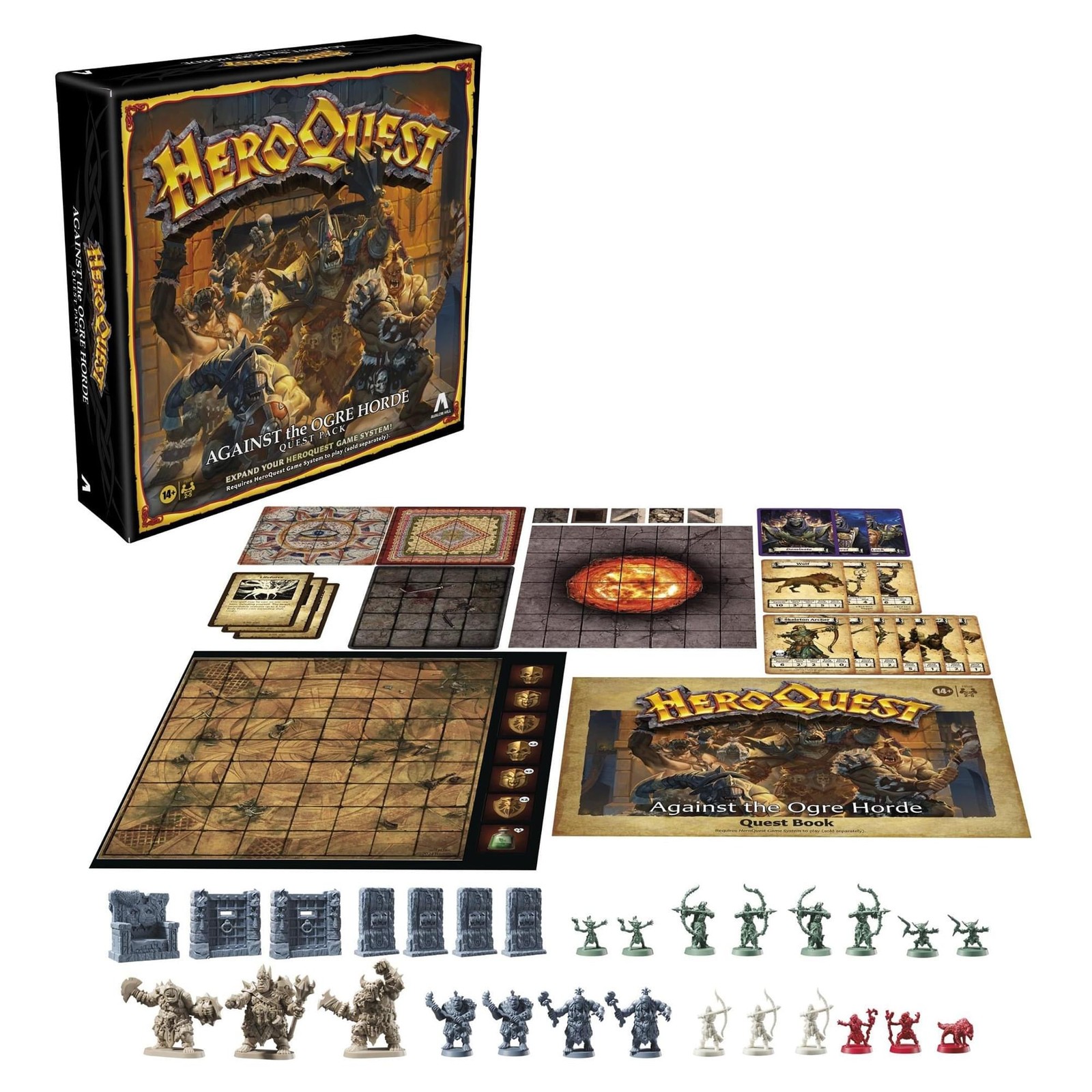 Hero Quest Against The Ogre Horde Quest Pack Roleplaying Game