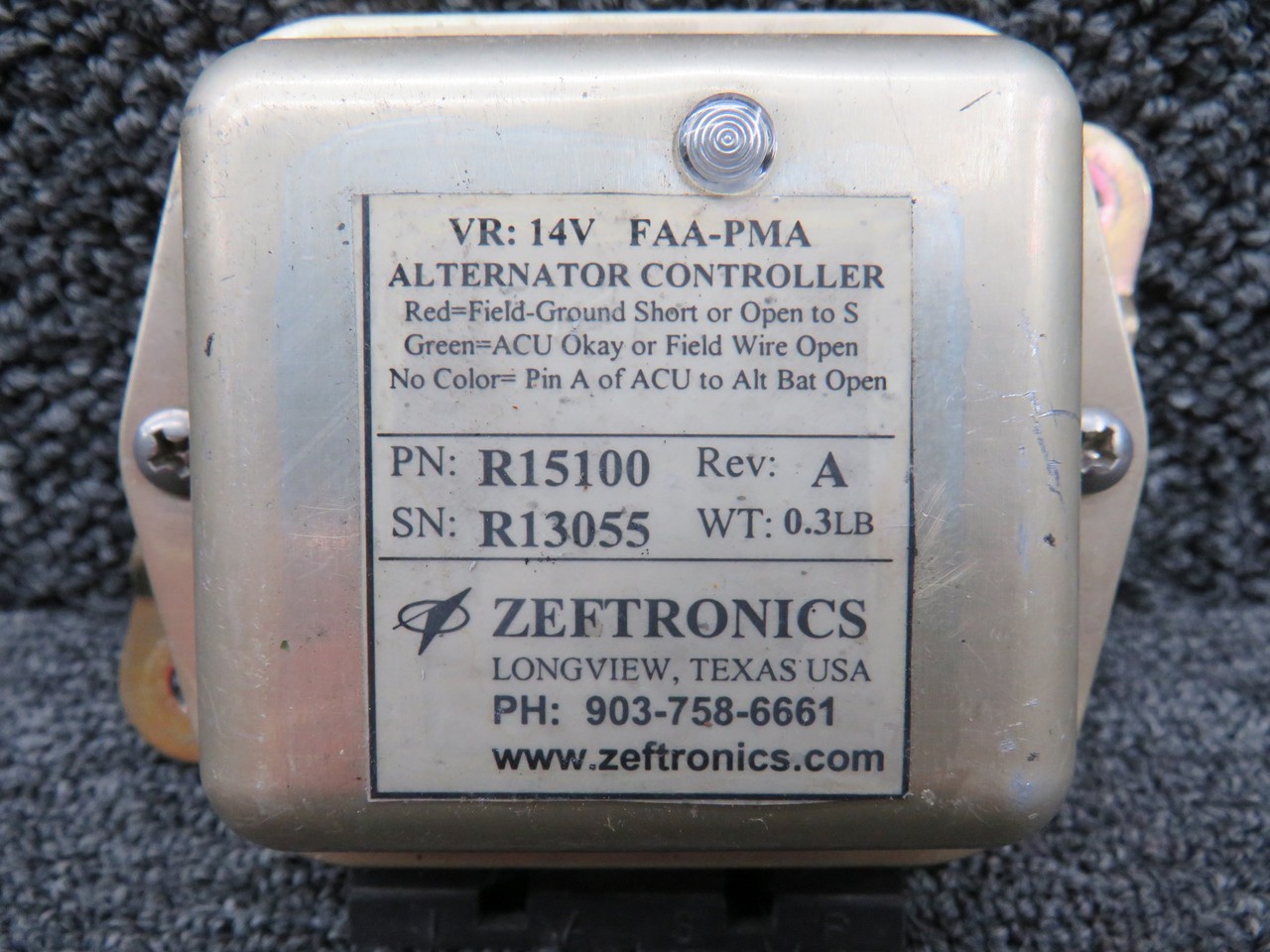 R15100 Zeftronics Alternator Controller Assembly (14V)