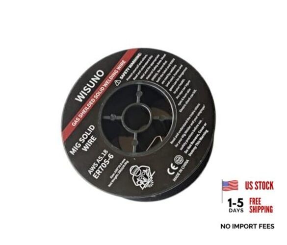 Mild Steel MIG Welding Rods,ER70S-6 TIG Filler Rod .030"/0.8mm 2LB Welding Wire
