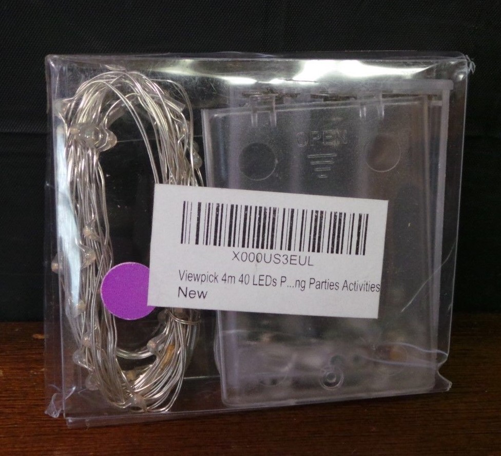 ViewPick 4M 40 LEDs Purple Fairy Light String-New