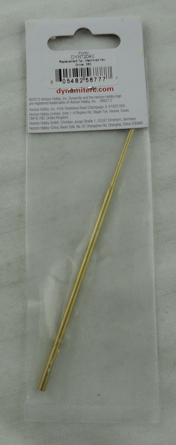 Dynamite .050 Hex Driver Wrench Replacement Tip DYNT2040