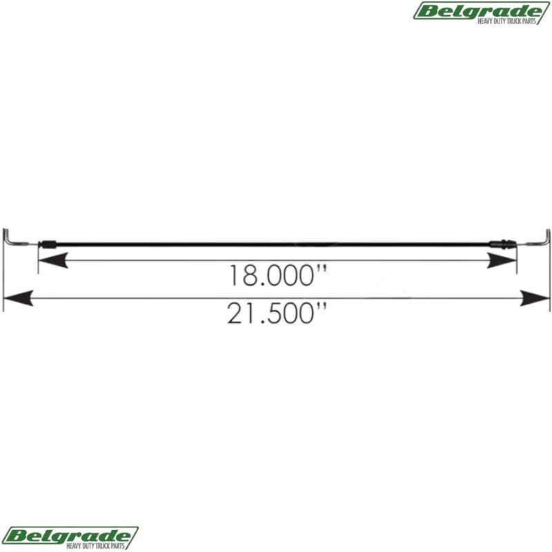 HLK2885 Inside Door Handle Cable LH-RH Replaces Kenworth R92-1002