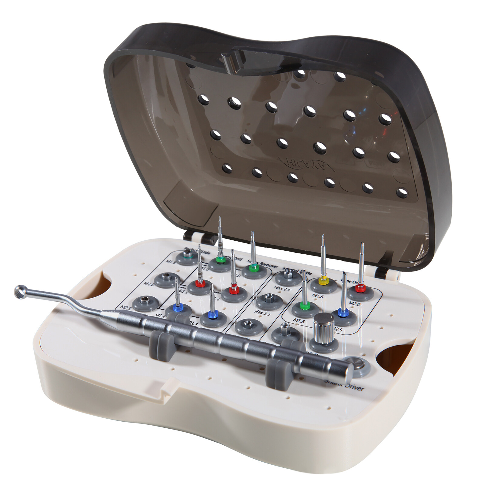 Dental Implant Broken Screw Remover Kit Reverse Drill Guide Driver Neobiotech SR