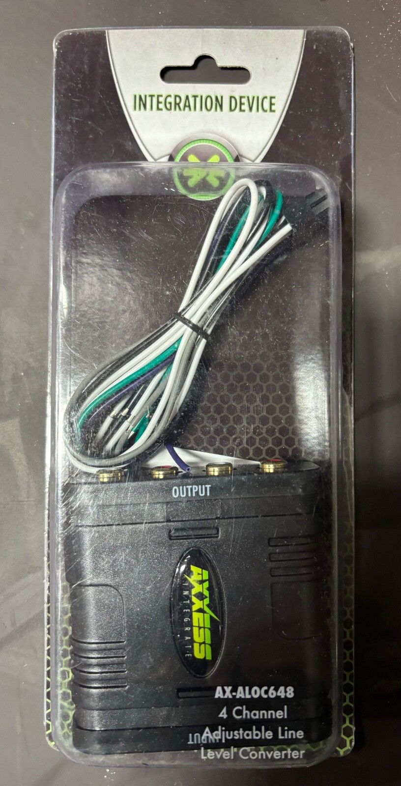 Axxess AX-ALOC648 4-Channel Adjustable Line Output Converter 80-Watt *Brand New*