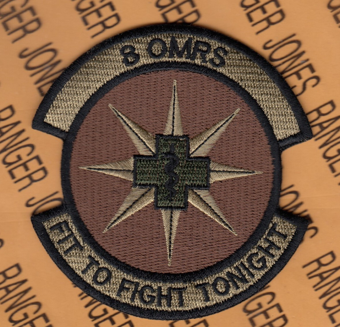 USAF Air Force 8th Medical Operations Sq OMRS ~3.5" OCP No Hook patch c/e
