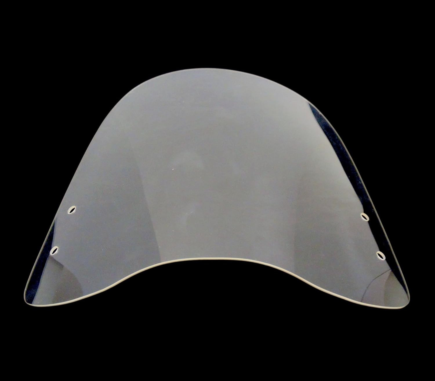 MMG Scooter Windshield 3mm Clear Acrylic with Mounting Hardware Universal