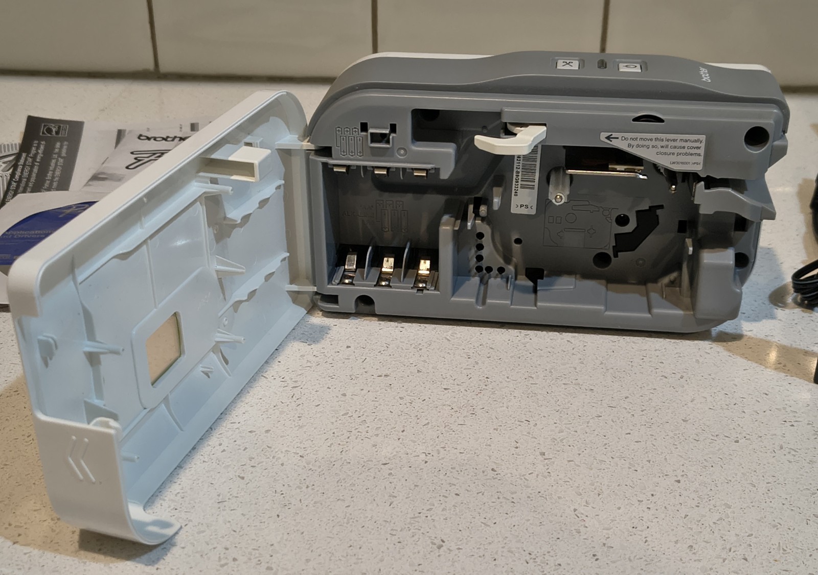 Brother PT-2430PC PC-Connectable Label Maker + Auto Cutter w/ Manual, Power, ++