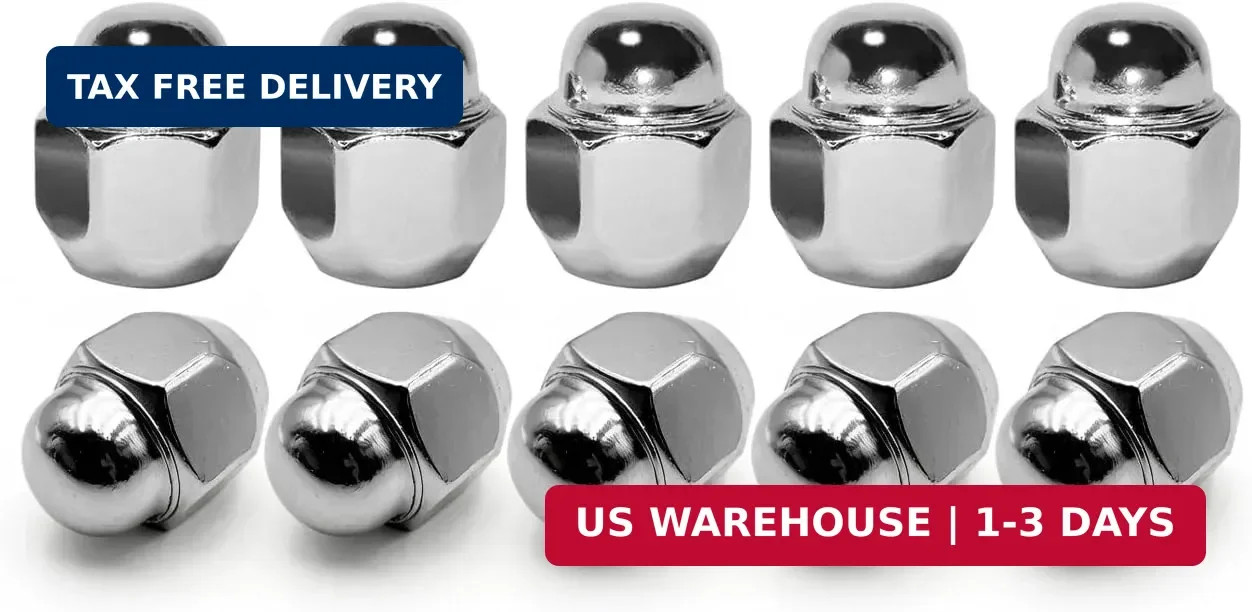 M12x1.5 Chrome Wheel Lug Nuts 52950-M1000 Compatible with Hyundai Sonata Elantra