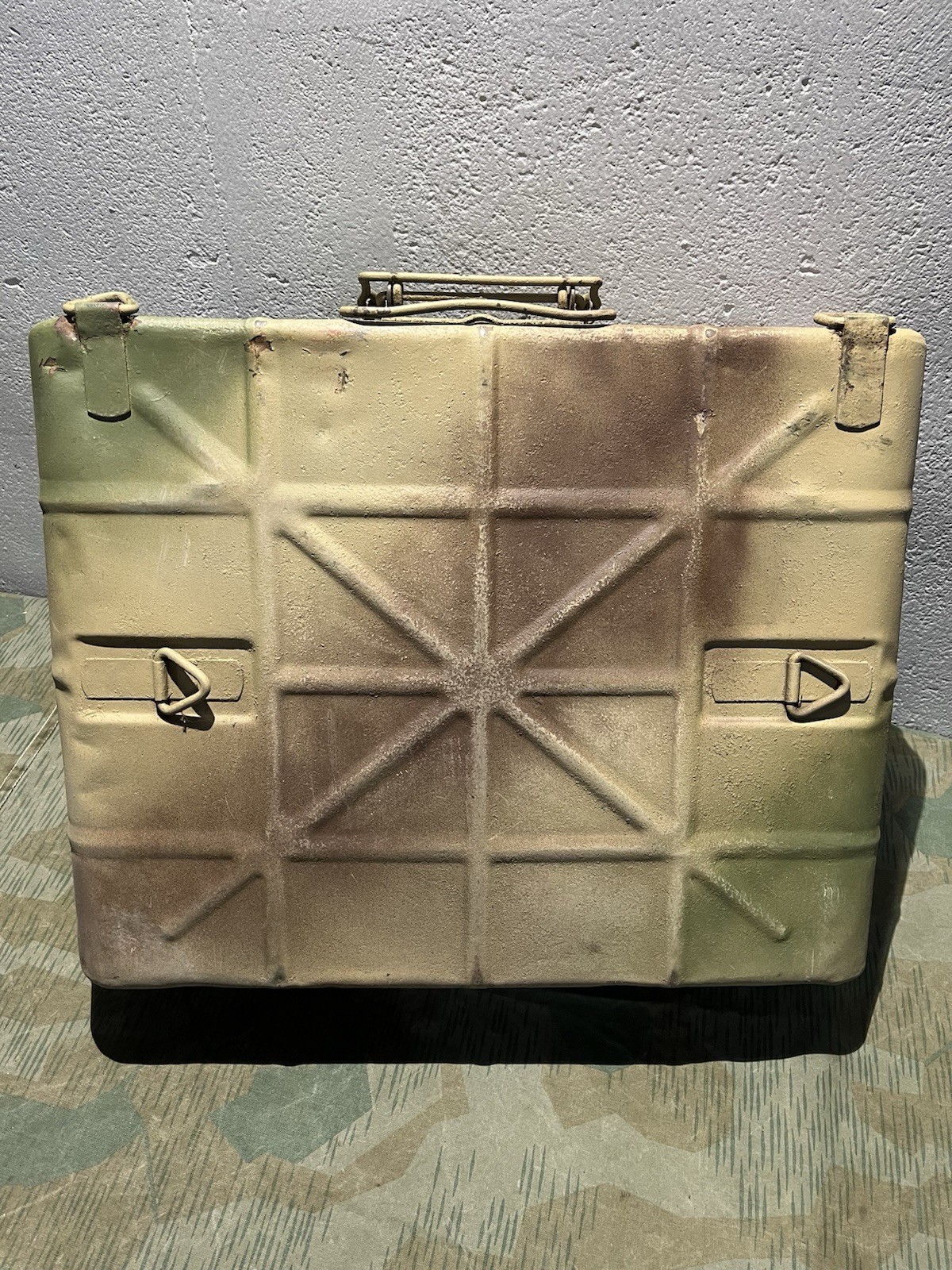 Original WW2 German Field Gear M24 Potato Masher Stick Hand Grenade Storage Box