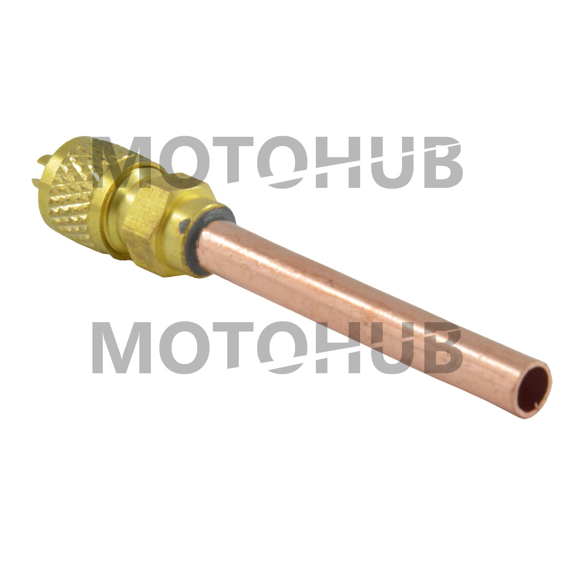 10x HVAC AC Schrader Valve 1/4" SAE * 1/4" OD * 2.75" Stem Core Remover Cap Tube