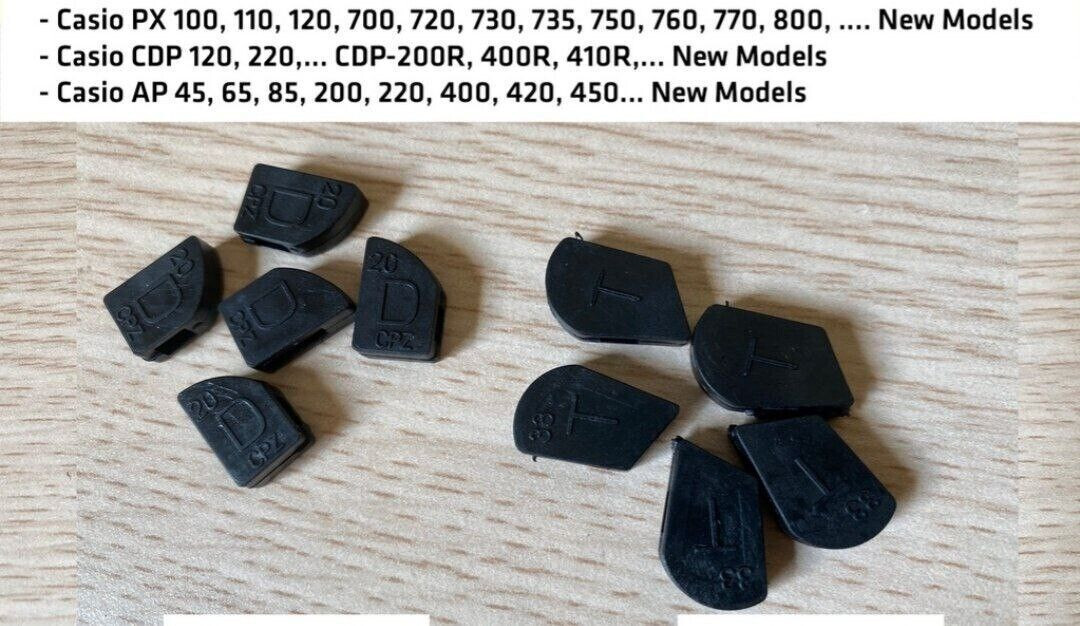 Casio Privia Piano Hammer Caps Rubber Key Gomas Para Teclas AP PX and CDP Series