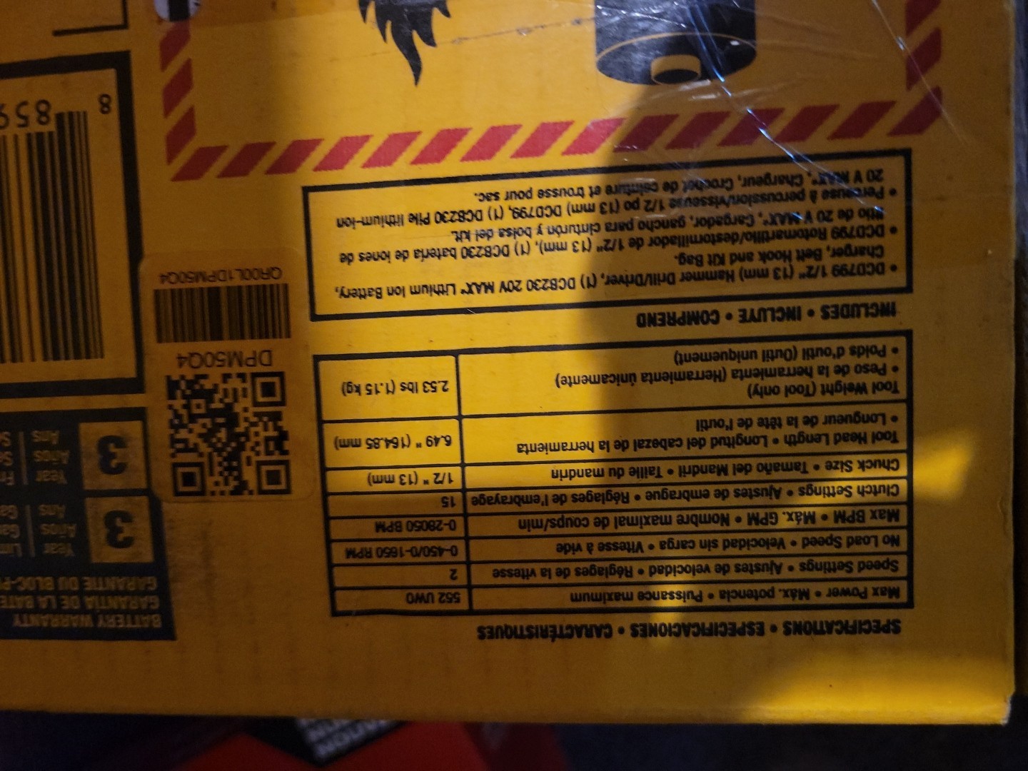 DEWALT DCD799L1 20V Compact Hammer Drill Tool