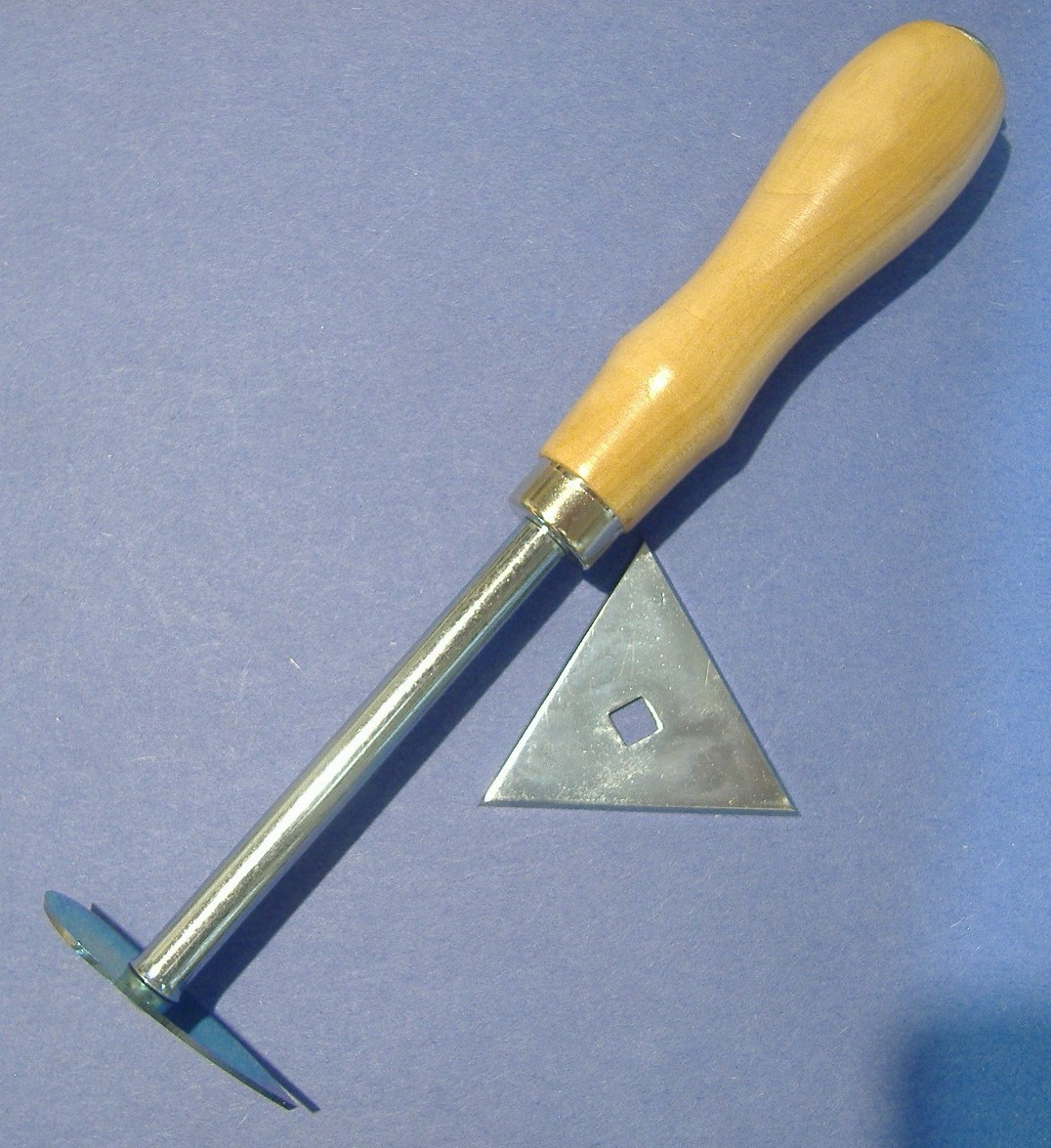 WARNER MOLDING SCRAPER WITH TWO INTERCHANGEABLE BLADES PUTTY REMOVAL