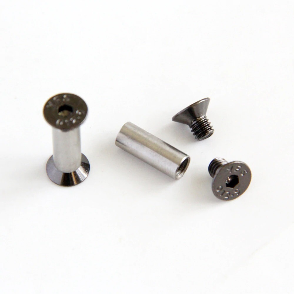 10pcs Knife Handle Bolt Rivets Screw Fastener Nut DIY Material US