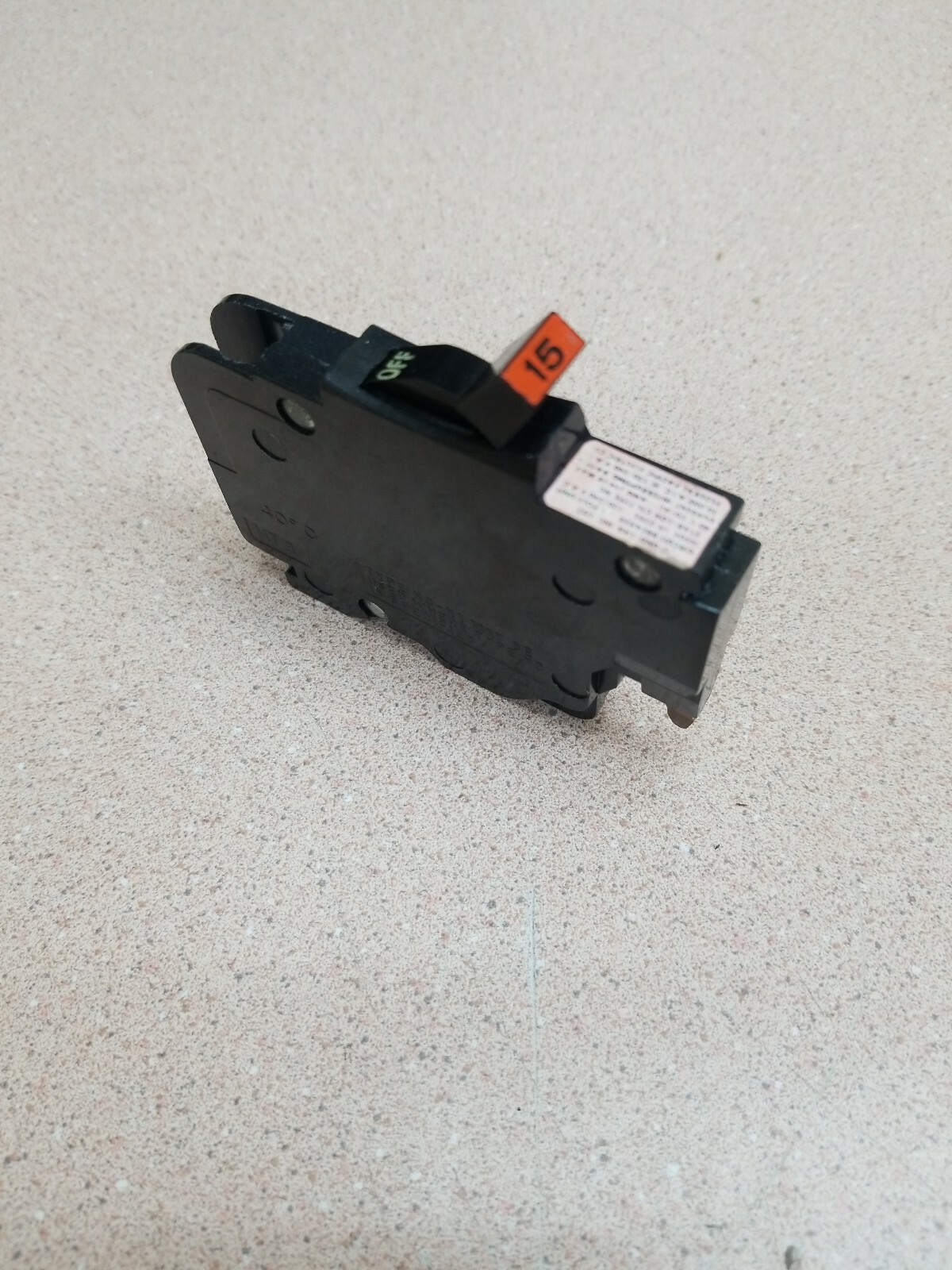 FPE NC115 15 Amp 1 Pole Stab-Lok Type NC Thin Federal Pacific