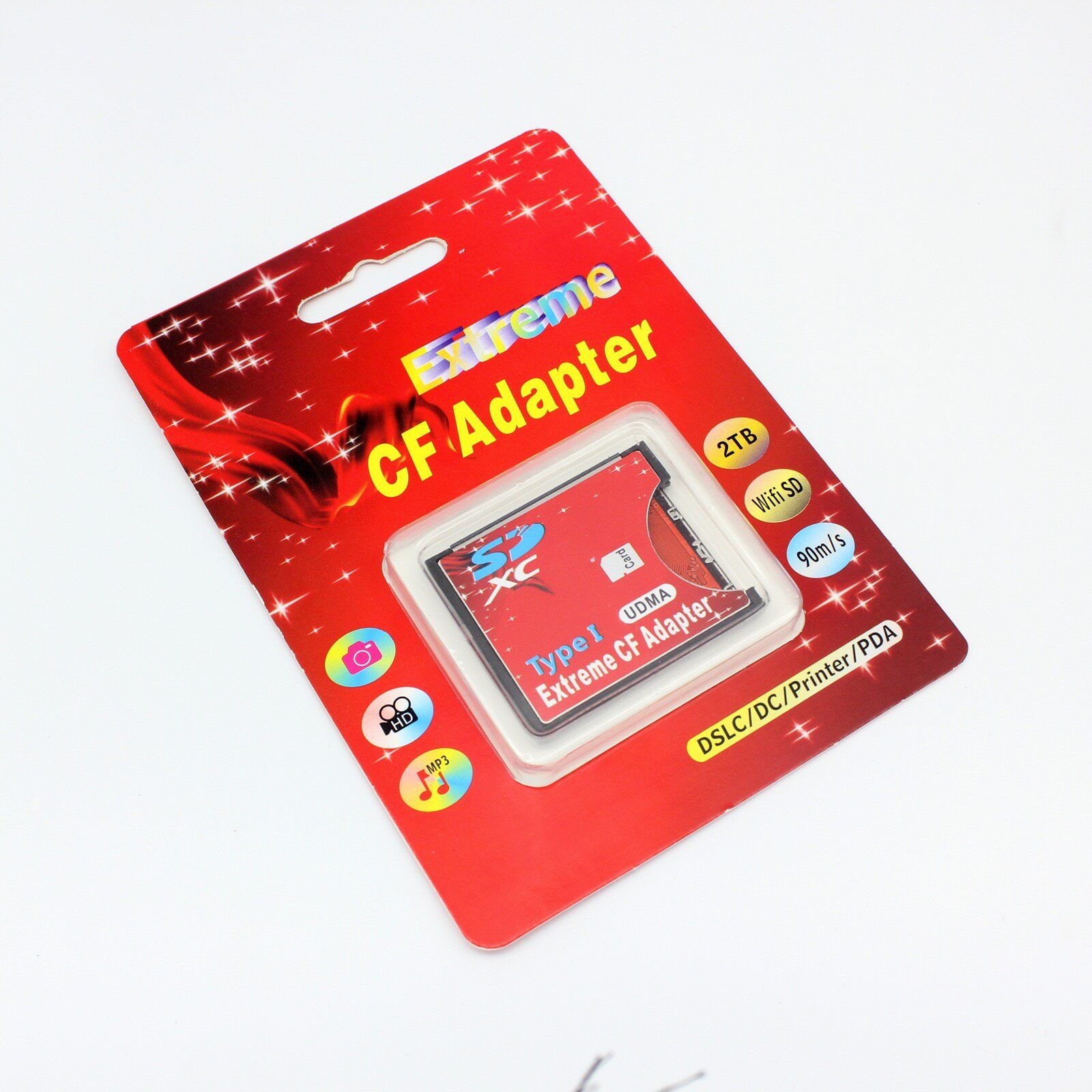 1PC Speed SDXC SDHC SD to CF Compact Flash Memory Card Reader Adapter TypeI High