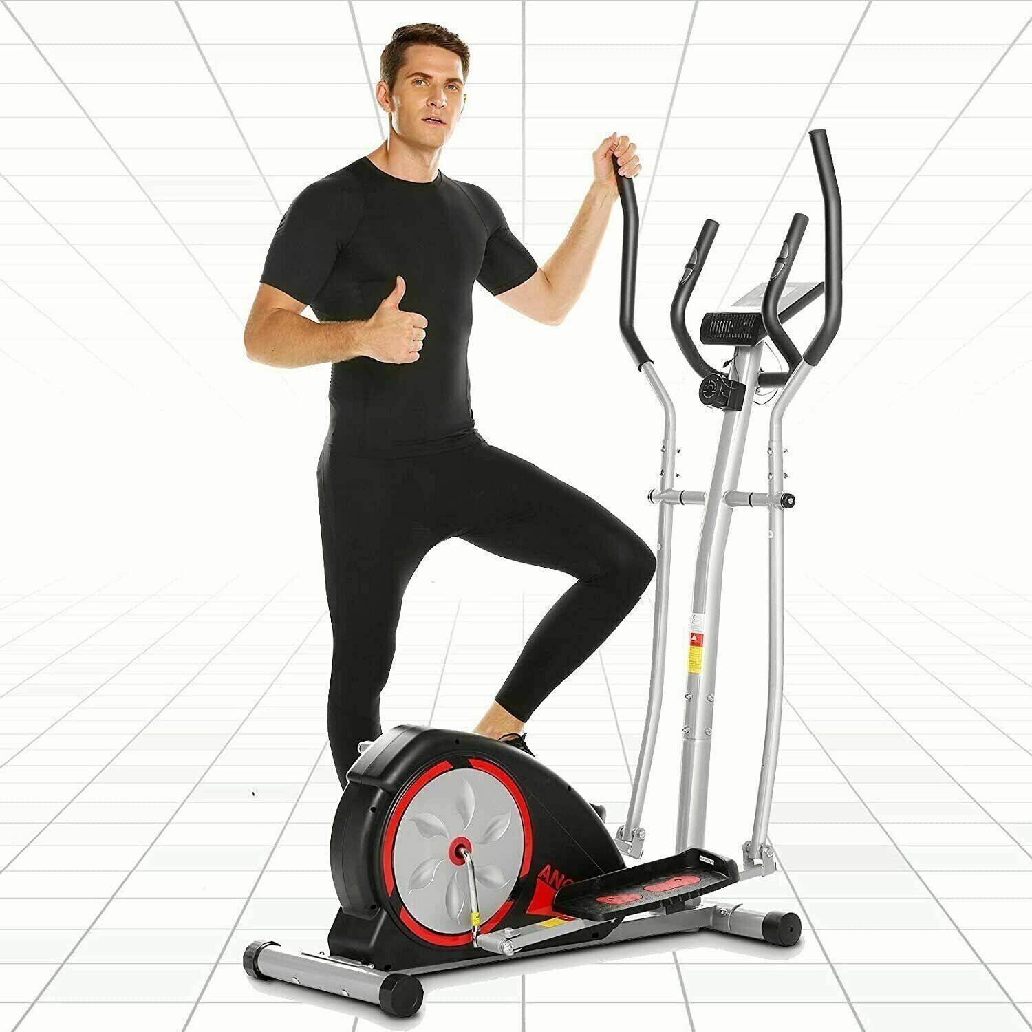 Home Elliptical Machines Hyper-Quiet Magnetic Driving System 8-Level Resistance