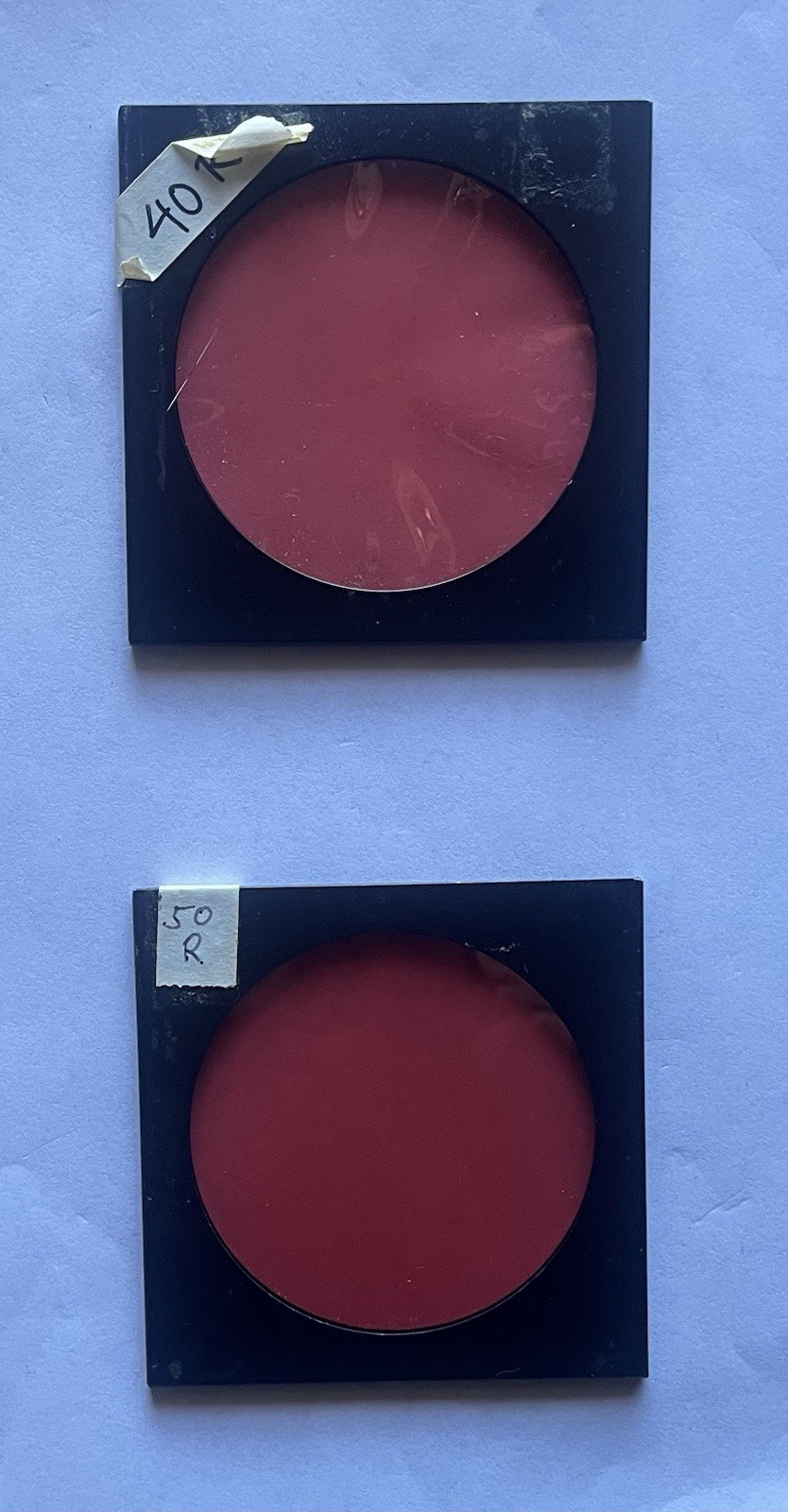 3” Red Color Compensating Filters - Set of 2