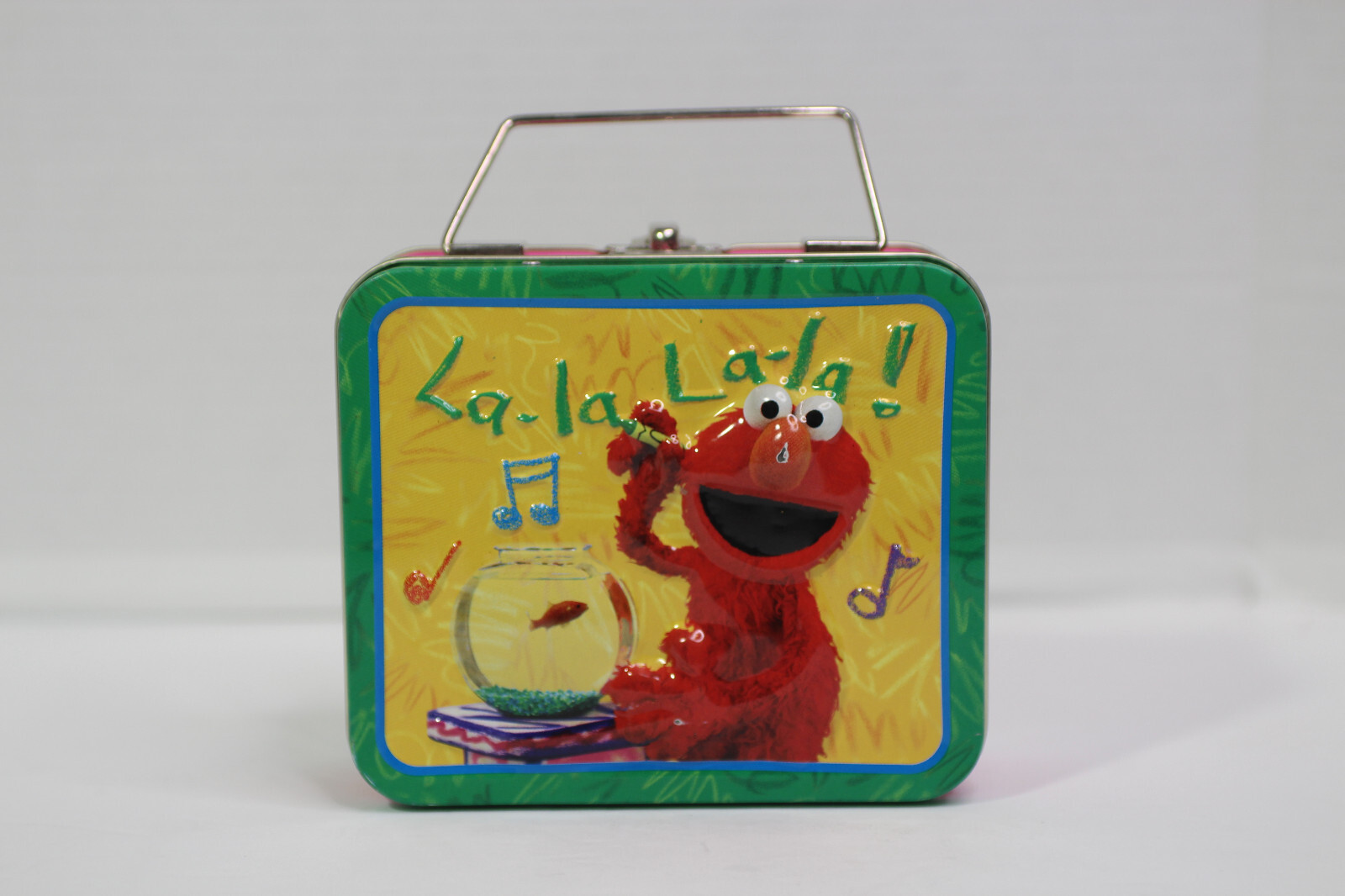Miniature Metal Lunchbox 2005 Elmo's World Sesame Workshop Sesame Street